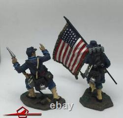 THE COLLECTORS SHOWCASE Civil War Soldier CS00249 Iron Brigade Command 2 Pieces