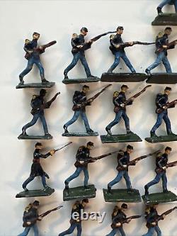 Union Of South Africa Civil War Union Rebel Lead Toy Soldiers Figures 1.25 Lot