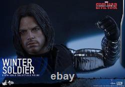 Used Hot Toys Movie Masterpiece Captain America Civil War Winter Soldier 16