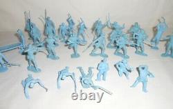 Vintage 1960s Marx Blue & Gray Civil War Playset Union Soldiers 30 Piece Set