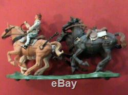 Vintage Britains Deetail 1/32 American Civil War Cavalry Infantry & 4 Horse Team