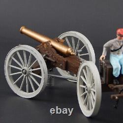 Vintage Britains Ltd Civil War Confederate Artillery Team and Cannon