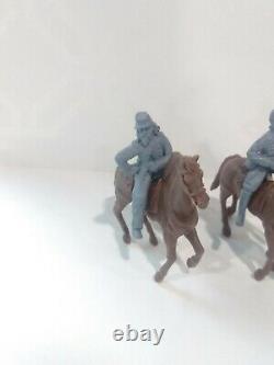 Vintage CTS 6 Piece Set Of Civil War Generals On Horseback Unique RARE Set