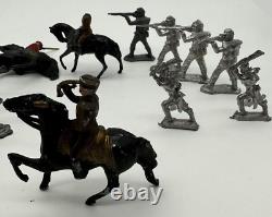 Vintage Collection of Various Metal Lead Diecast Soldiers WWI WWII CIVIL WAR