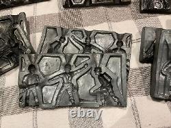 Vintage Lead Toy Civil War Soldier Molds 6 Molds