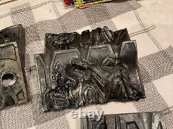Vintage Lead Toy Civil War Soldier Molds 6 Molds