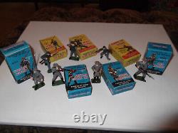 Vintage Marx Warriors Of The World Civil War North And South Figures Lot In Box