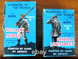 Vintage Warriors of the World Lot of 4 Civil War Confederate Soldiers Longstreet
