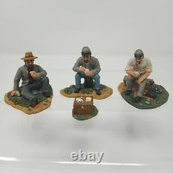 W Britains 17428 US Civil War Confederate Camp Scene Original Box Metal Figures