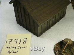 W Britains ACW 17918 Wood Shed Stump and Axe American Civil War (132 w box)